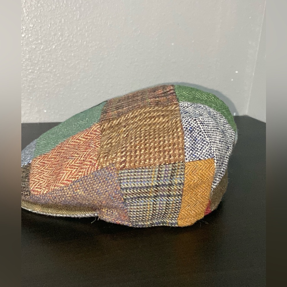 Orvis Pure Wool Patchwork Hat Size L - image 1
